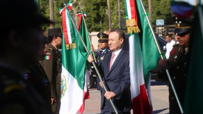 Encabeza Gobernador Durazo evento conmemorativo por el Día de la Bandera