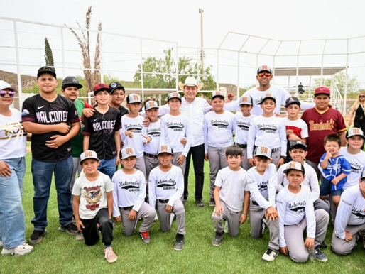 Gobernador Durazo y sector minero entregan Unidad Deportiva para niñas, niños y jóvenes del Río Sonora