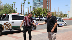 Gobierno de Sonora refuerza entrega de agua y suero para prevenir golpes de calor