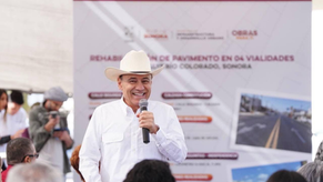 Gobernador Durazo cumple a sonorenses con rehabilitación de más de 120 vialidades en municipios