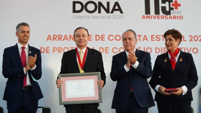 Entrega Gobernador Durazo siete ambulancias en el marco de la Colecta Estatal 2025 de Cruz Roja