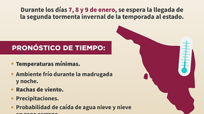 Tiene listos albergues el Ayuntamiento de Guaymas por segunda tormenta invernal