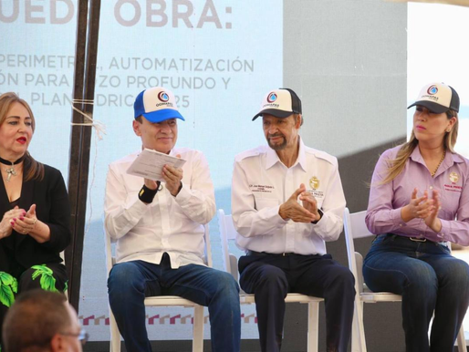 Gobernador Durazo garantiza abasto de agua en municipios de Sonora con acciones del Plan Hídrico