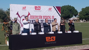 Realiza Cobach Sonora gran exhibición de Escoltas y Bandas de Guerra