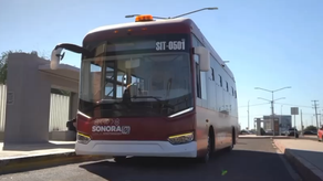 Gobernador Durazo transforma el transporte público en Hermosillo con unidades eléctricas a través del Plan Sonora