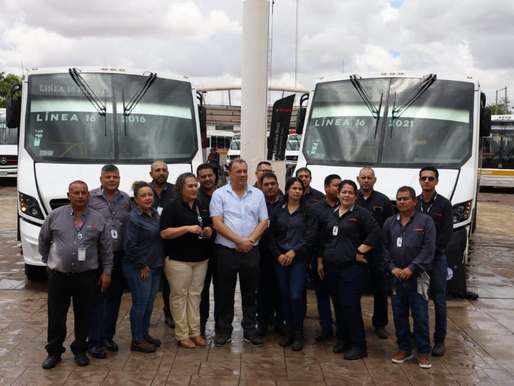 Gobernador Alfonso Durazo puso en marcha la nueva Línea 16 Transversal en Ciudad Obregón