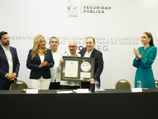 Gobernador Durazo coordina esfuerzos con empresariado para fortalecer seguridad; firman acuerdo Ficoseg