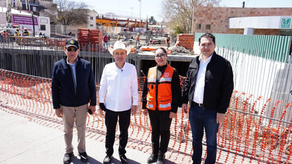 Avanza transformación de Nogales; Gobernador Durazo moderniza infraestructura hídrica, calles y vías ferroviarias