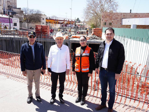 Avanza transformación de Nogales; Gobernador Durazo moderniza infraestructura hídrica, calles y vías ferroviarias