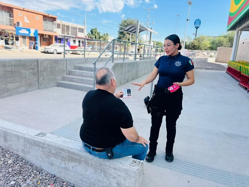 Difunde Secretaría de Seguridad Pública programas y servicios para prevenir delitos en Guaymas y Empalme