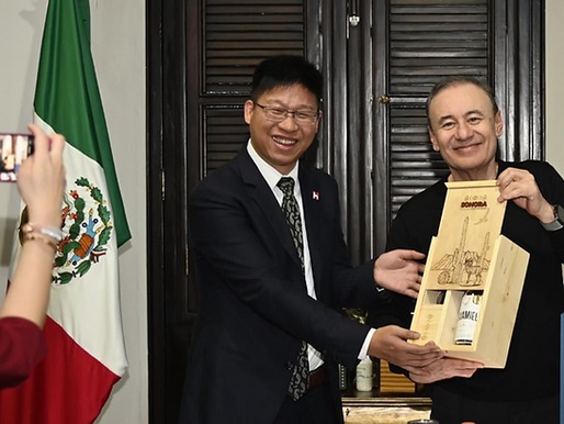 Atrae Gobernador Durazo interés de inversión taiwanesa resultado del Plan Sonora