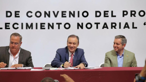 Gobernador Durazo logra descuentos notariales del 50% con Programa de Fortalecimiento Notarial