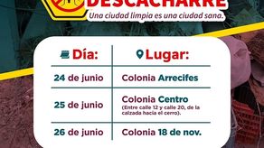 Tendrán colonias Arrecifes, Centro y 18 de noviembre jornada de descacharre