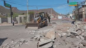 Inicia Ayuntamiento de Guaymas obra de pavimentación en sector Las Colinas