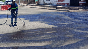 Realiza Ayuntamiento trabajos de bacheo en avenida Independencia