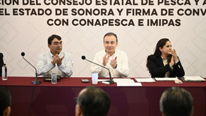Impulsa Gobernador Durazo crecimiento del sector pesquero con instalación del Consejo Estatal de Pesca y Acuacultura