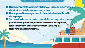 ¡Disfruta de las playas con responsabilidad!🏖️⛑️