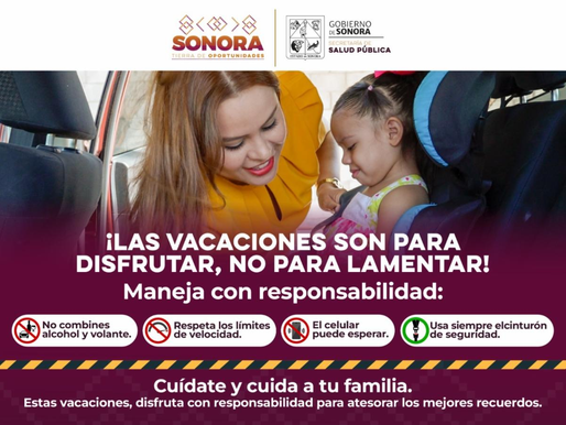 Gobierno de Sonora llama a prevenir accidentes en carretera