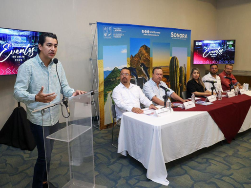Presenta Gobierno de Sonora cartelera de eventos para el mes de julio