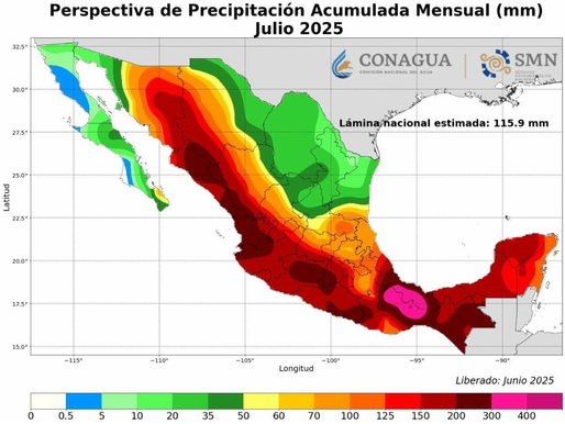 Gobierno de Sonora alerta por pronóstico de lluvias intensas para el mes de julio