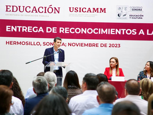 Magisterio sonorense ha contribuido a disminuir el rezago educativo en México: SEC Sonora