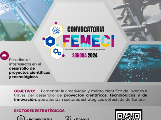 Gobierno de Sonora lanza convocatoria de ciencia y tecnología para estudiantes de educación media superior y superior