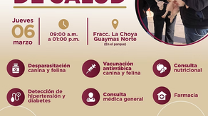 Llevarán Jornada de Salud al fraccionamiento La Choya en Guaymas Norte