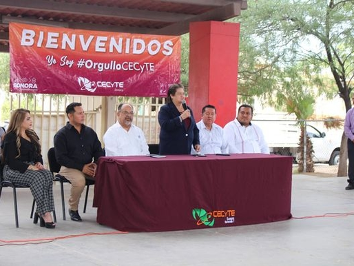 Inician clases 25 mil alumnos de Cecyte Sonora con nuevo Marco Curricular Común