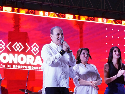 Celebra Gobernador Durazo exitosa inauguración del Malecón de Huatabampito ante 10 mil asistentes y saldo blanco