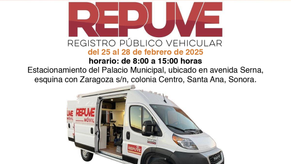 Traslada Gobierno de Sonora módulo itinerante de Repuve a Santa Ana: SSP