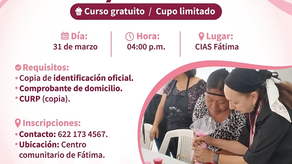 Invita Desarrollo Social participar en curso de repostería