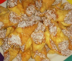 Graznates con dulce de leche