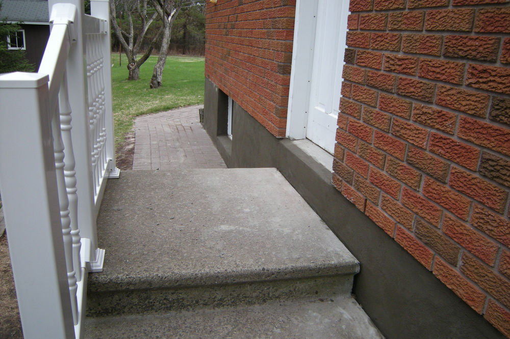 Resurfacing concrete block