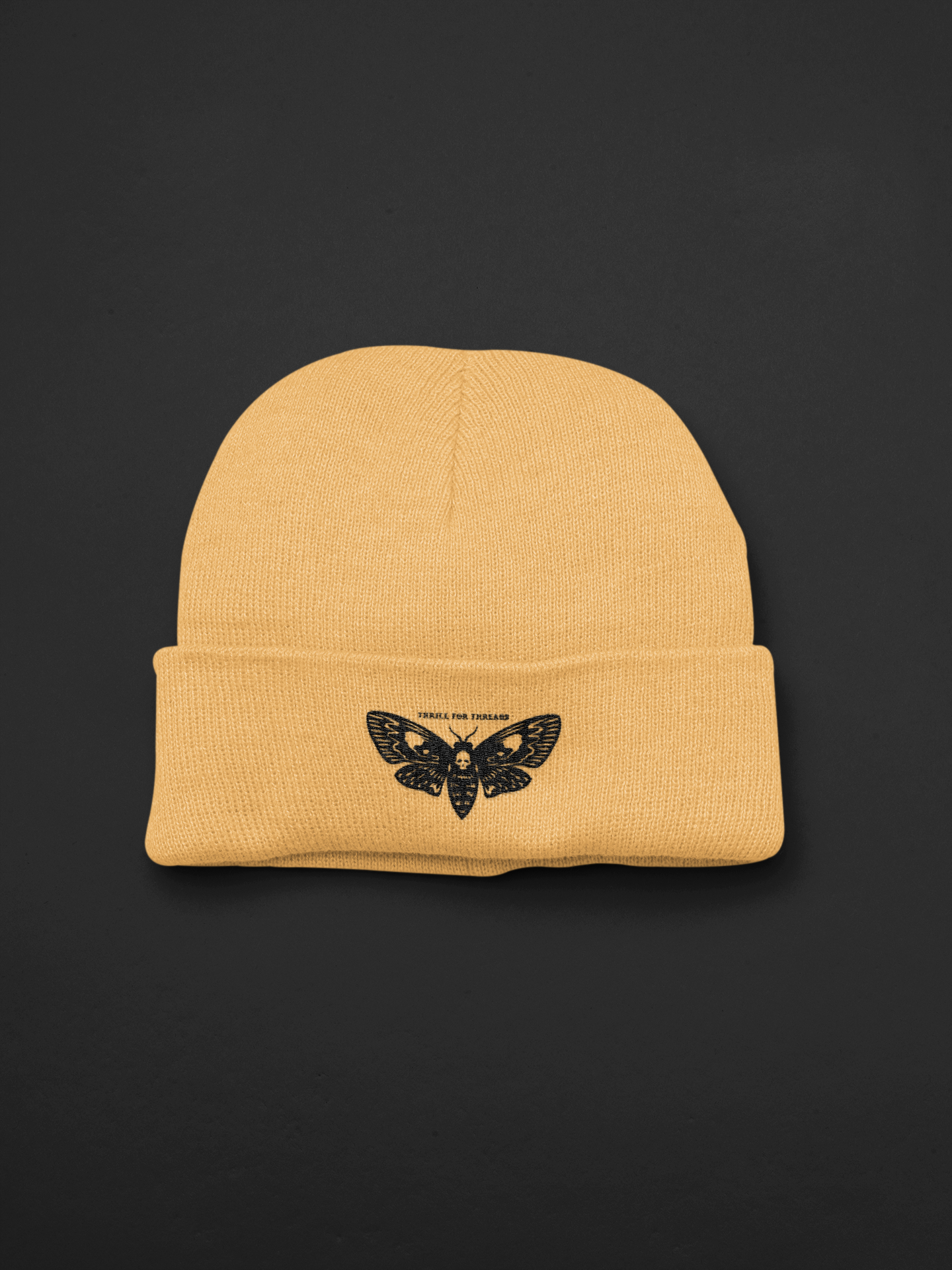 SUNSET ORANGE PASTEL BEANIE