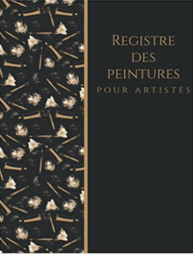 Registre des peintures couverture