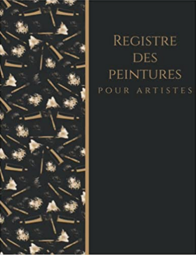 Registre des peintures couverture