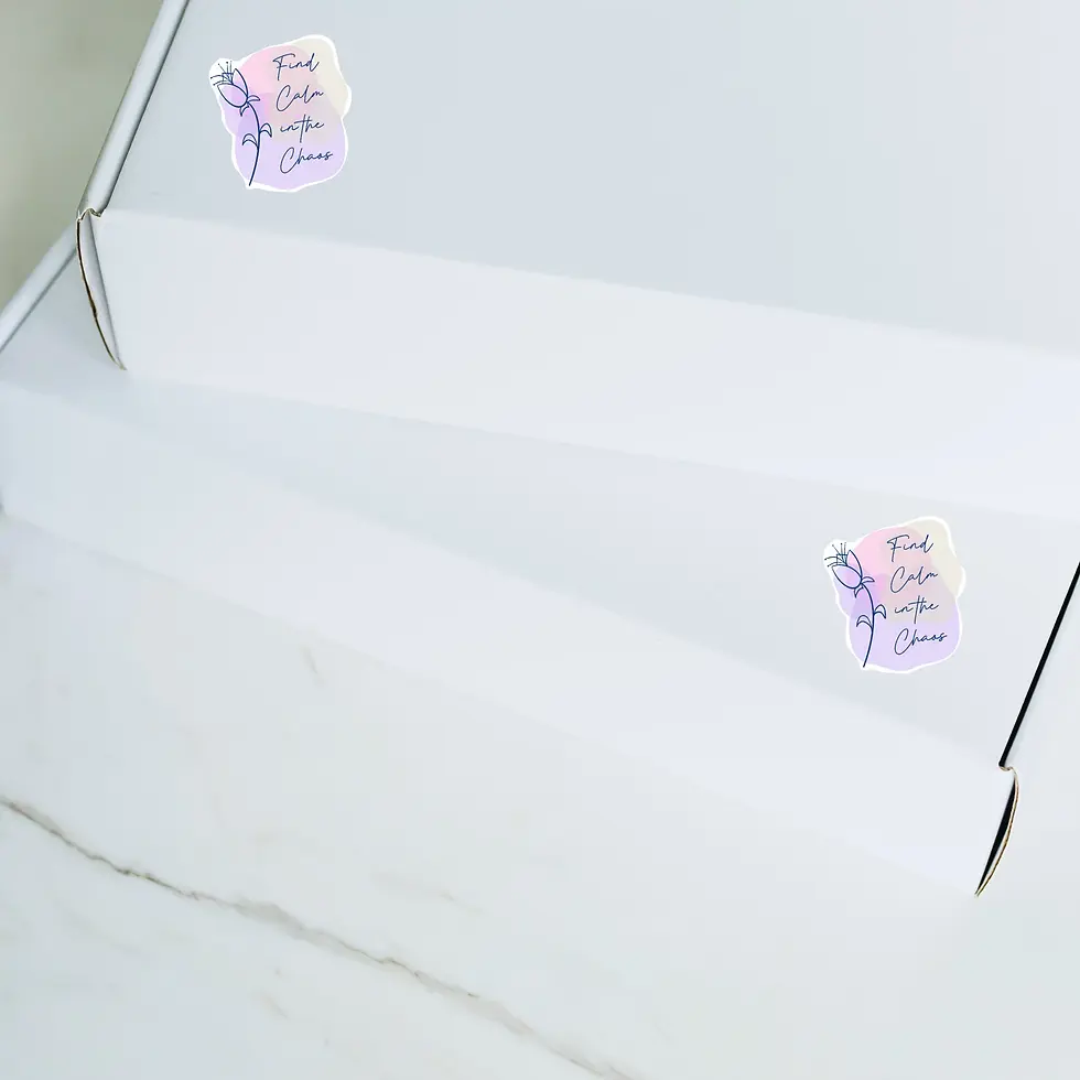 Miniature : Sticker - Finding calm in chaos - Affirmation sticker for your intentional life