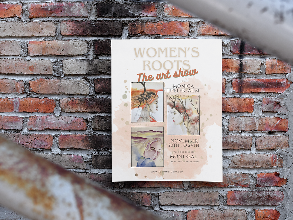 Thumbnail: Art Exhibition Poster Template editable with Canva -3 sizes -2 styles - Creative