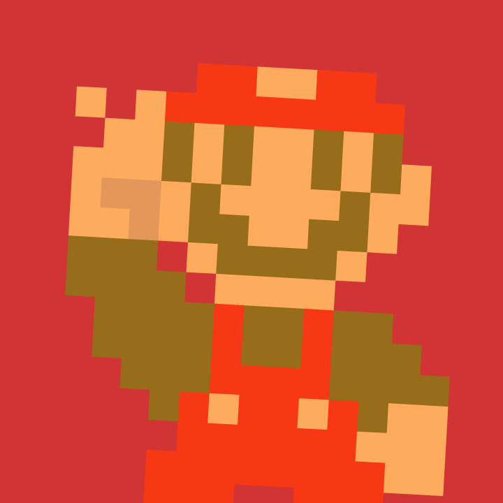 MARIO Pixelcraftian Characters