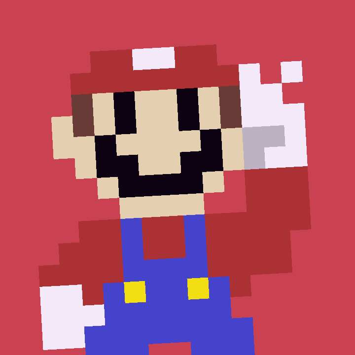 MARIO (LEVEL UP) Pixelcraftian Characters