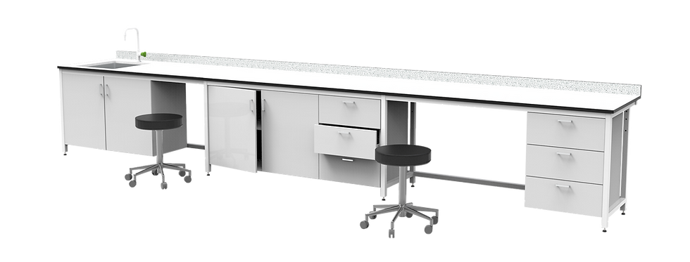 NexLab Showcasing cleanline cabinets