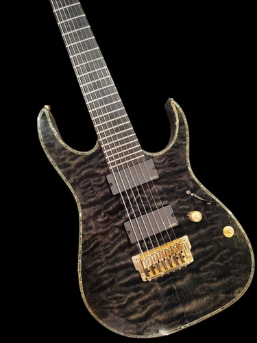 Guitarra Ibanez RGIX27FEQM Iron Label Electric Guitar Transparent
