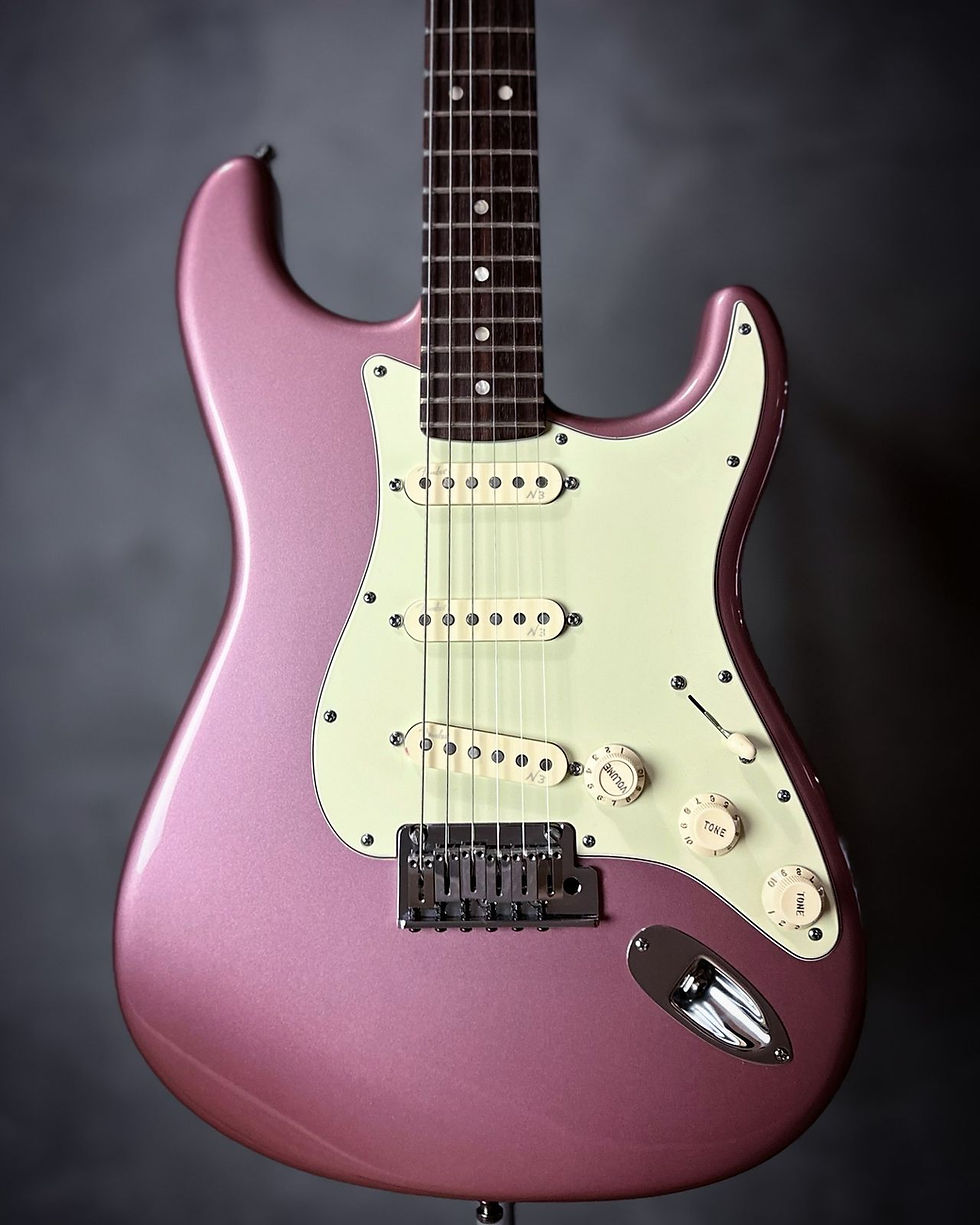 Miniatura: Fender Deluxe Stratocaster Burgundy 2013