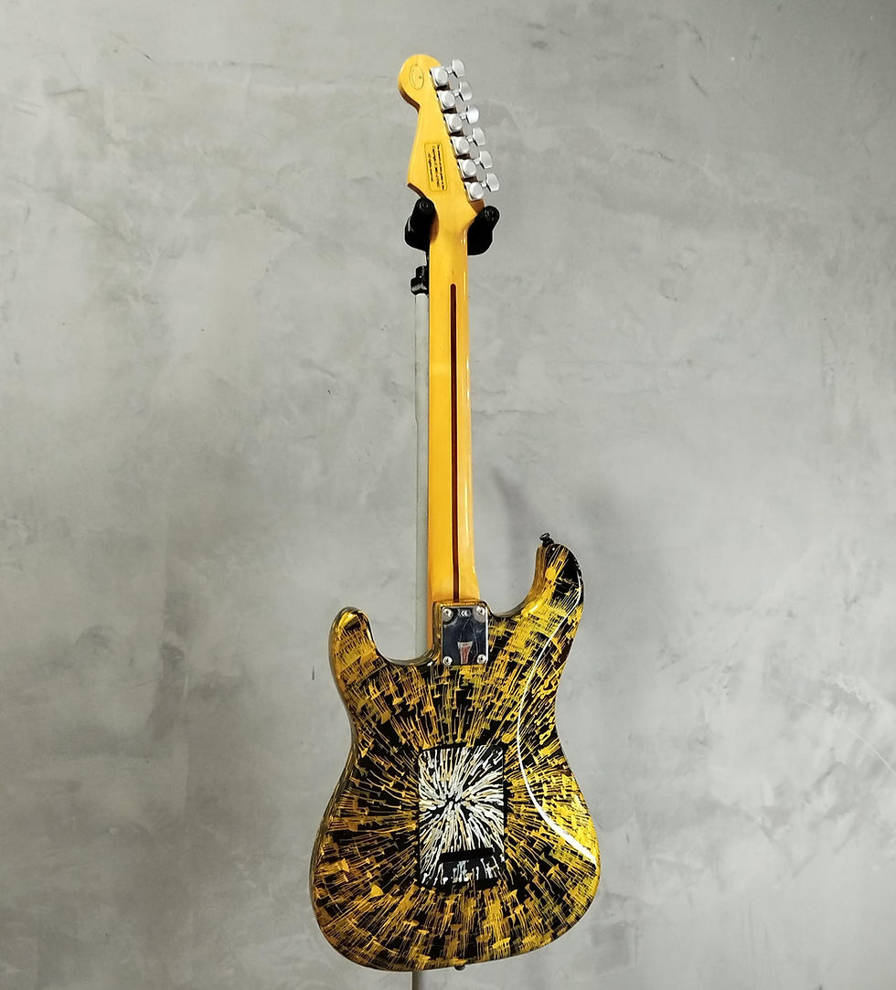 Miniatura: Guitarra Fender Splattercaster Stratocaster 50th Anniversary 2003