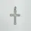 Miniatura: cruz grafilada plata