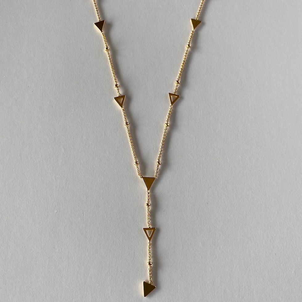 Gargantilla de plata de primera ley chapada en oro de 23 kilates