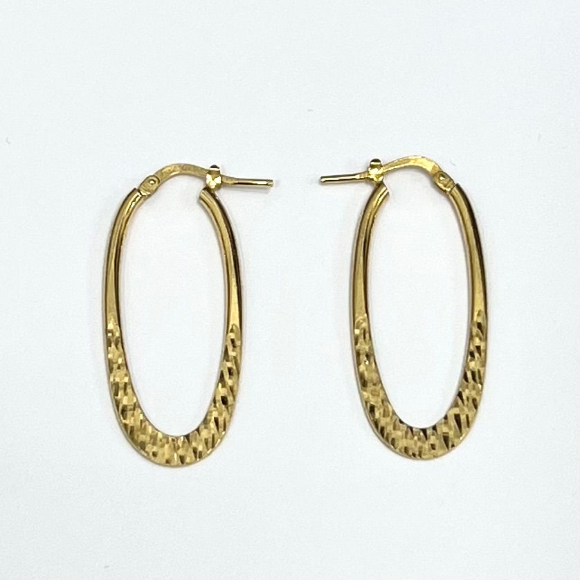 Aros de fantasía de plata chapada.