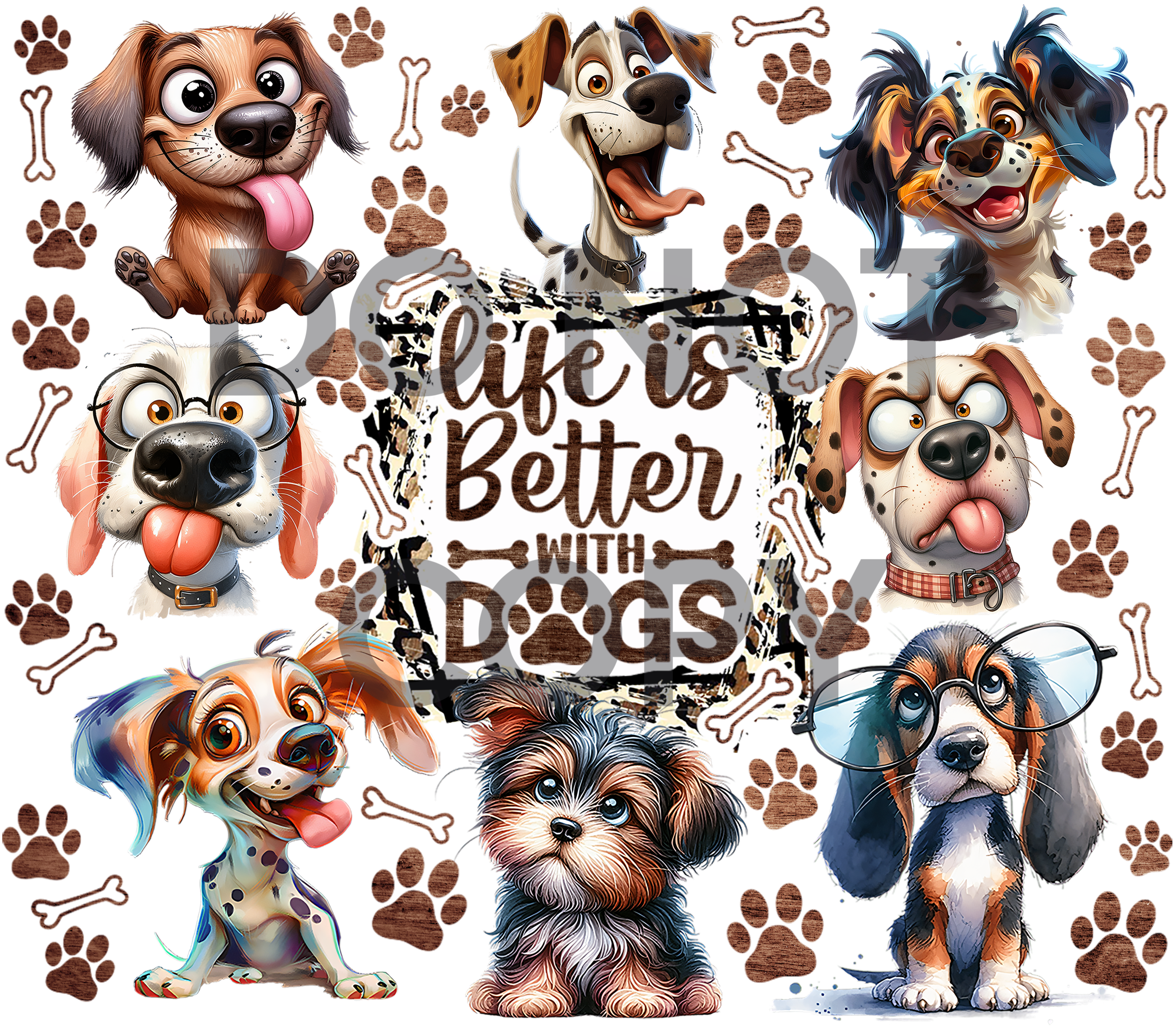 LIFE IS BETTER WITH DOGS