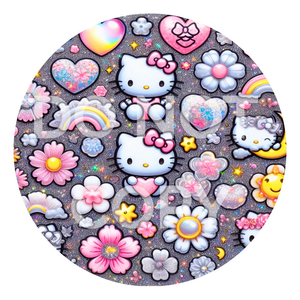GLITTER KITTY (COASTER)