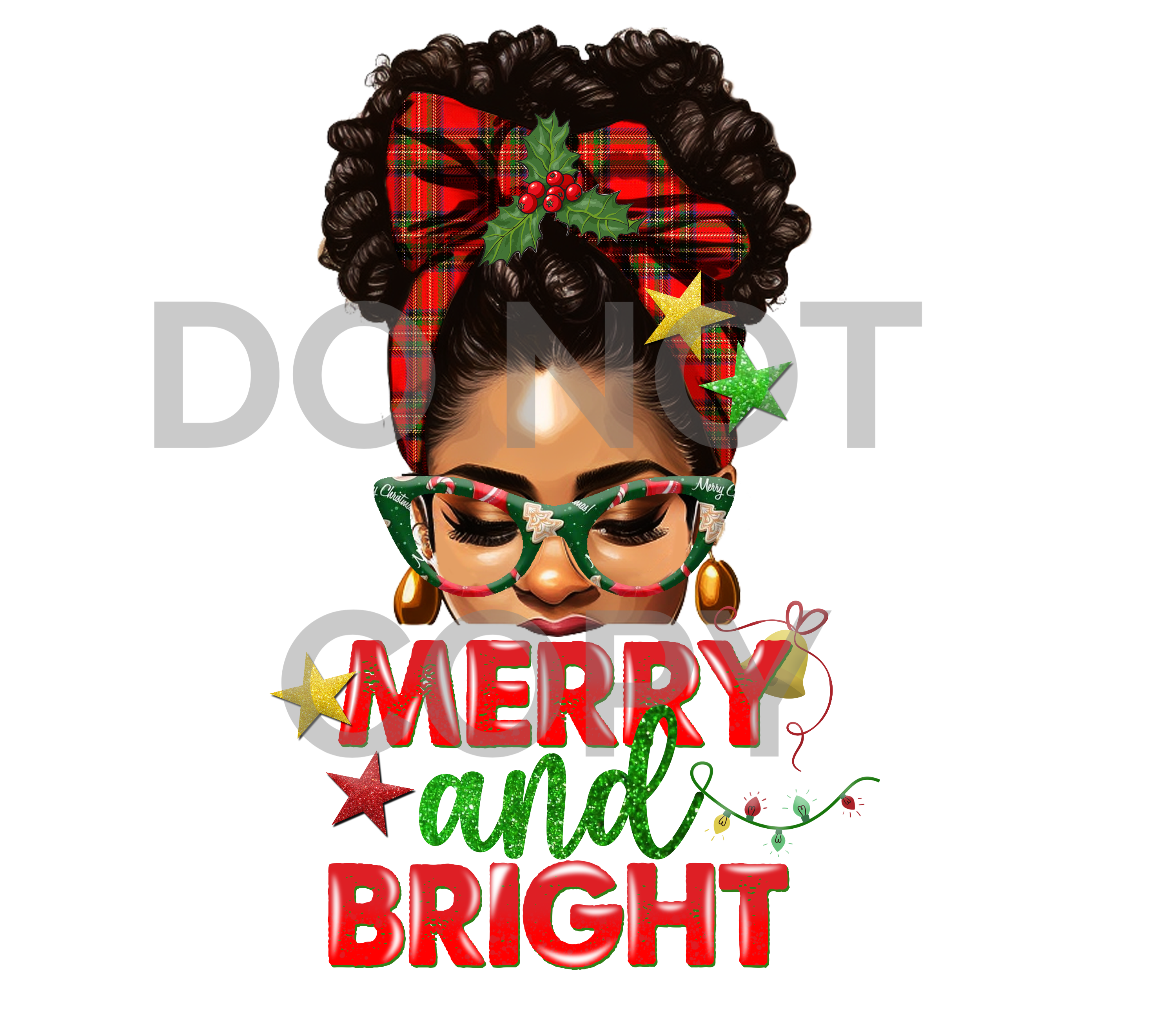 MERRY AND BRIGHT (SUBLIMATION)